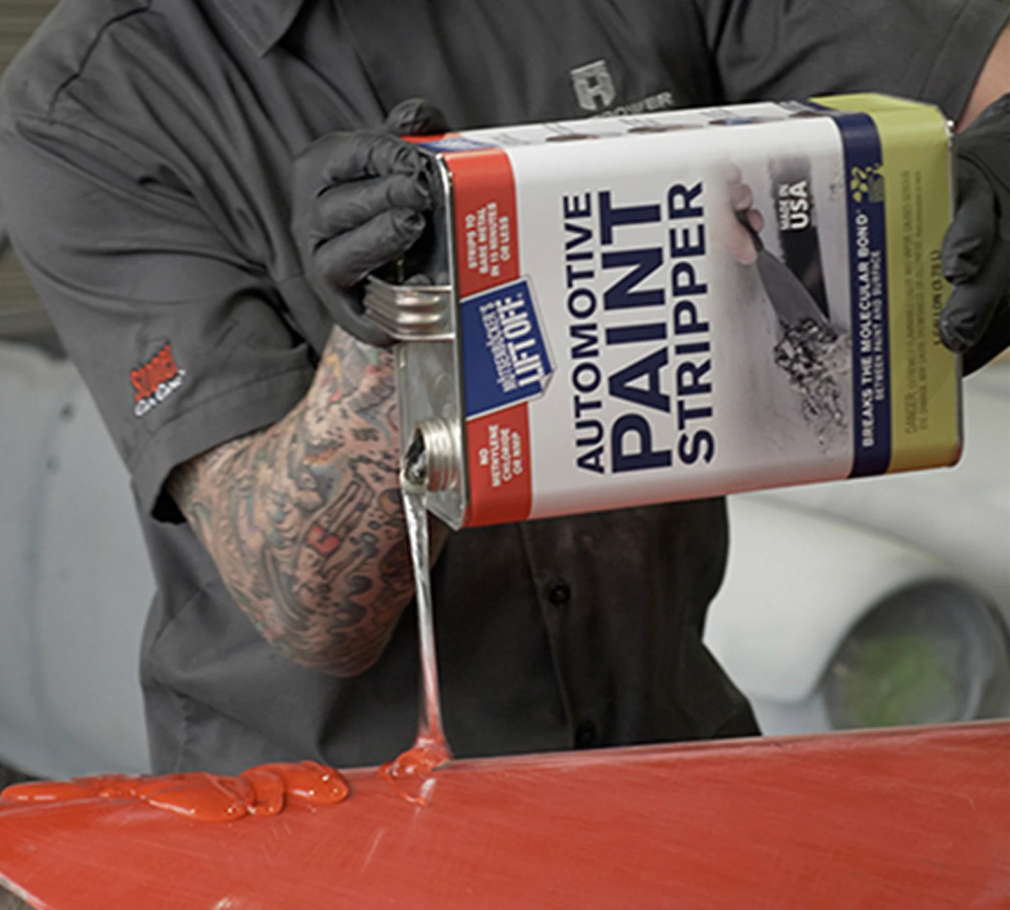 Lift Off Automotive Paint Stripper