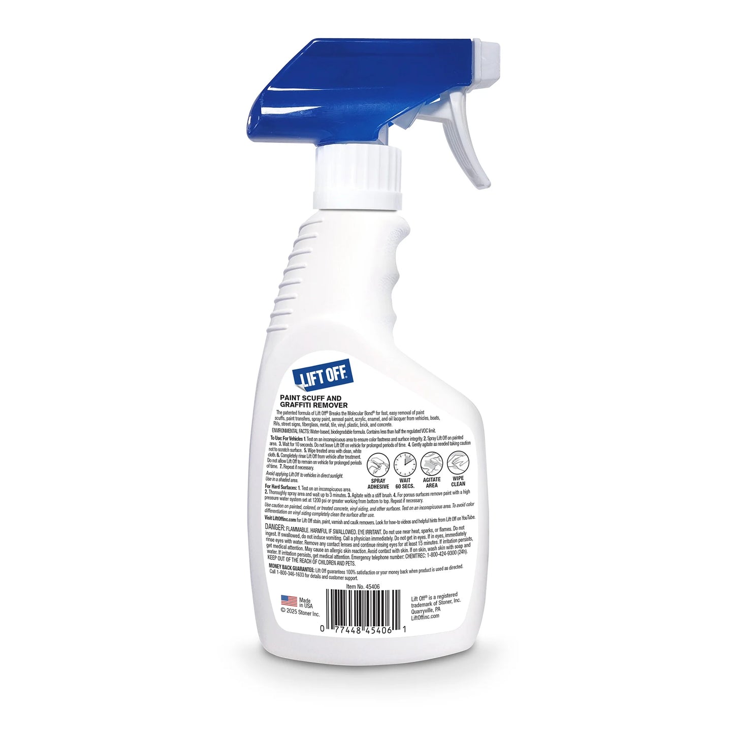 Lift Off Paint Scuff & Graffiti Remover 16oz