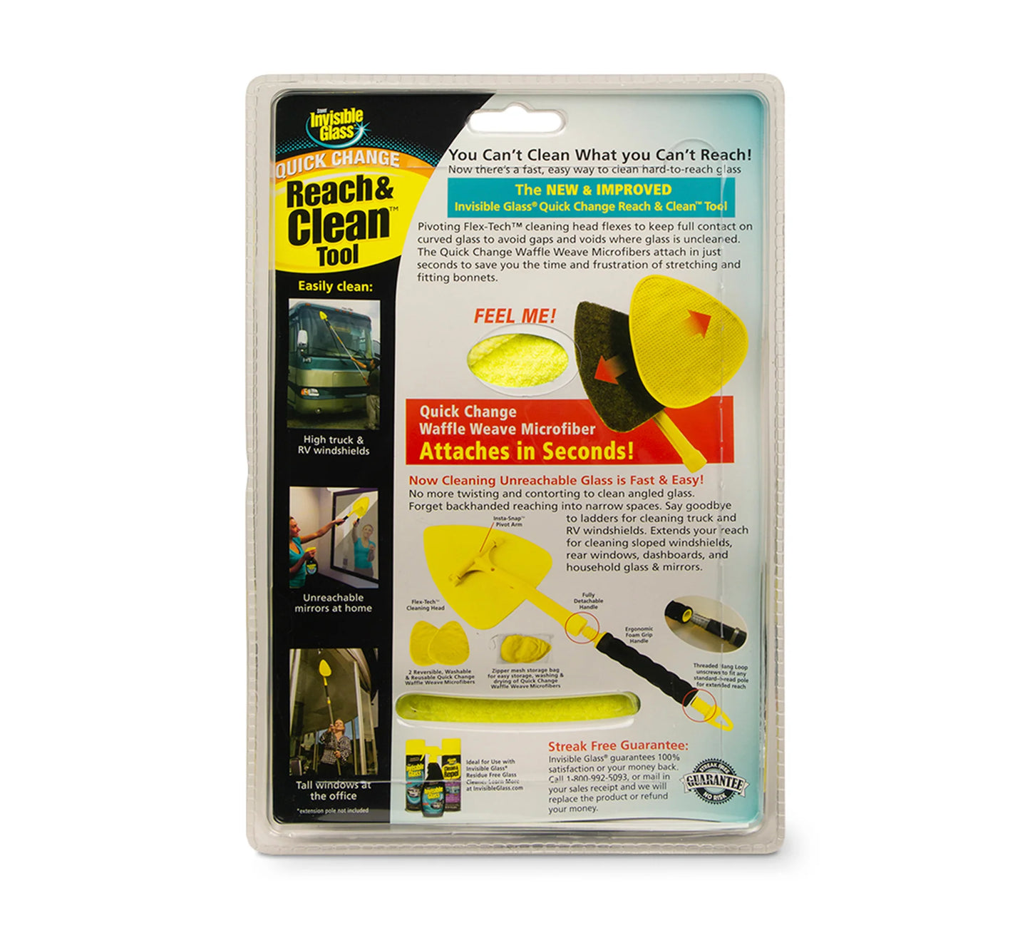 Invisible Glass Quick Change Reach & Clean Tool