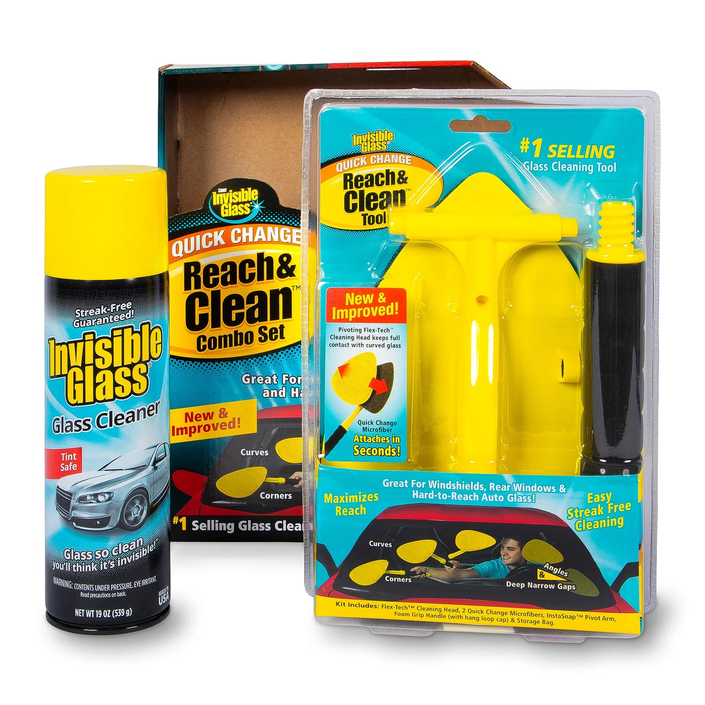 Invisible Glass Reach & Clean Combo Kit (Aerosol)