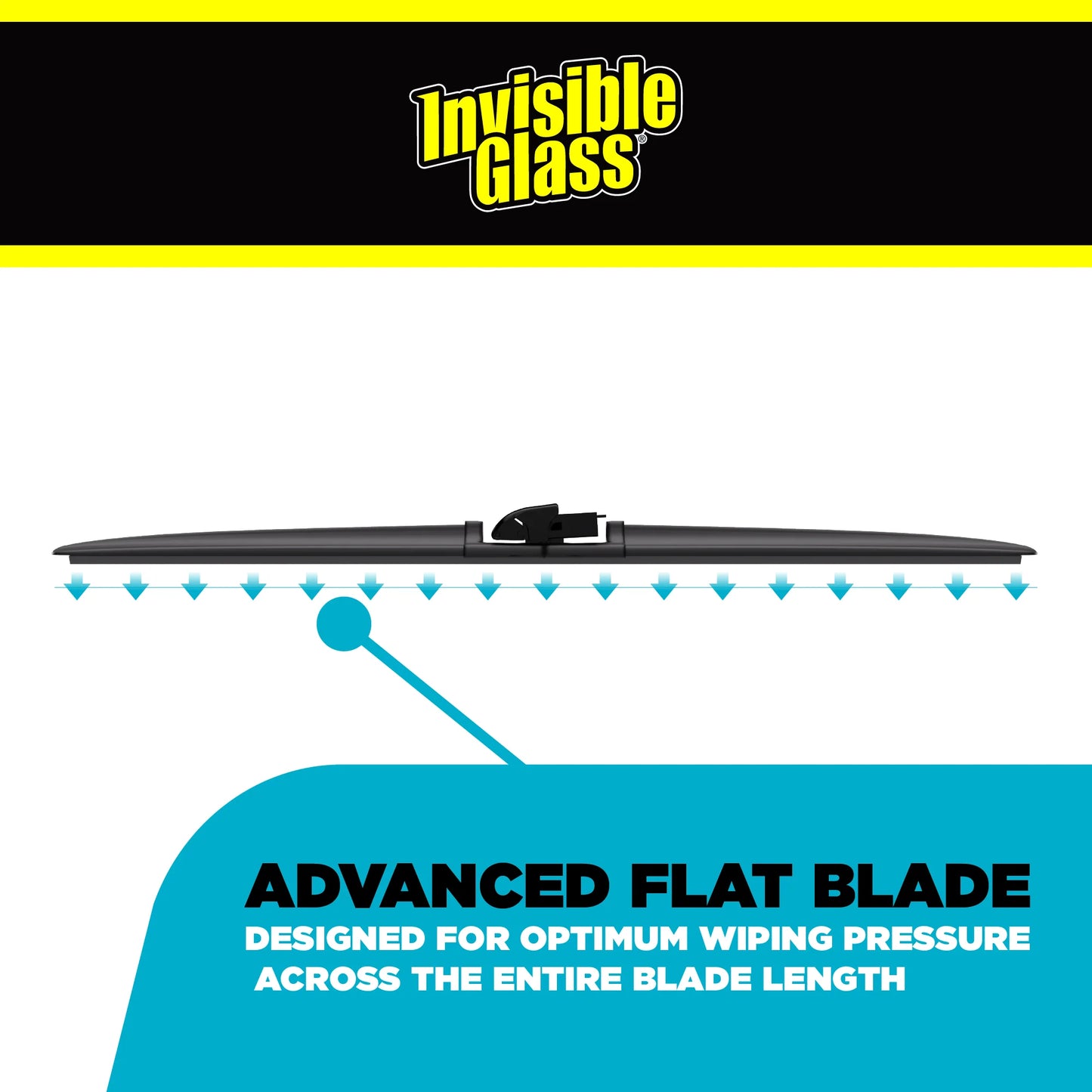 Invisible Glass Ceramic Silicone High Endurance Wiper Blade 18"