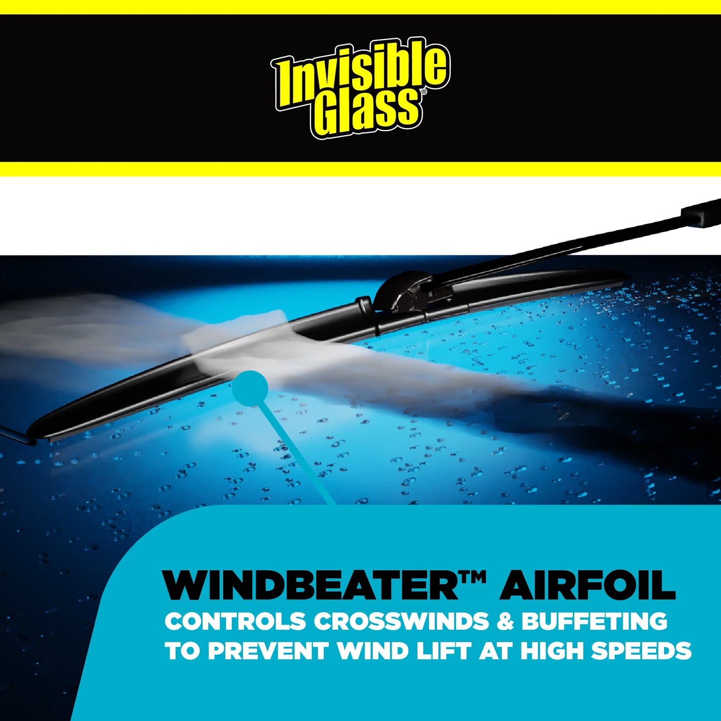 Invisible Glass Ceramic Silicone High Endurance Wiper Blade 21"