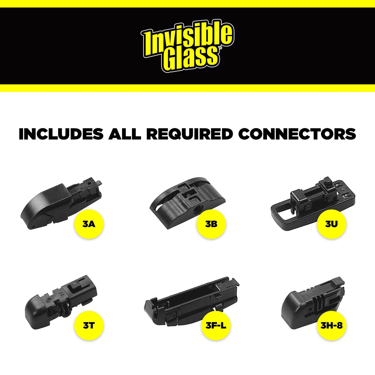 Invisible Glass Ceramic Silicone High Endurance Wiper Blade 16"