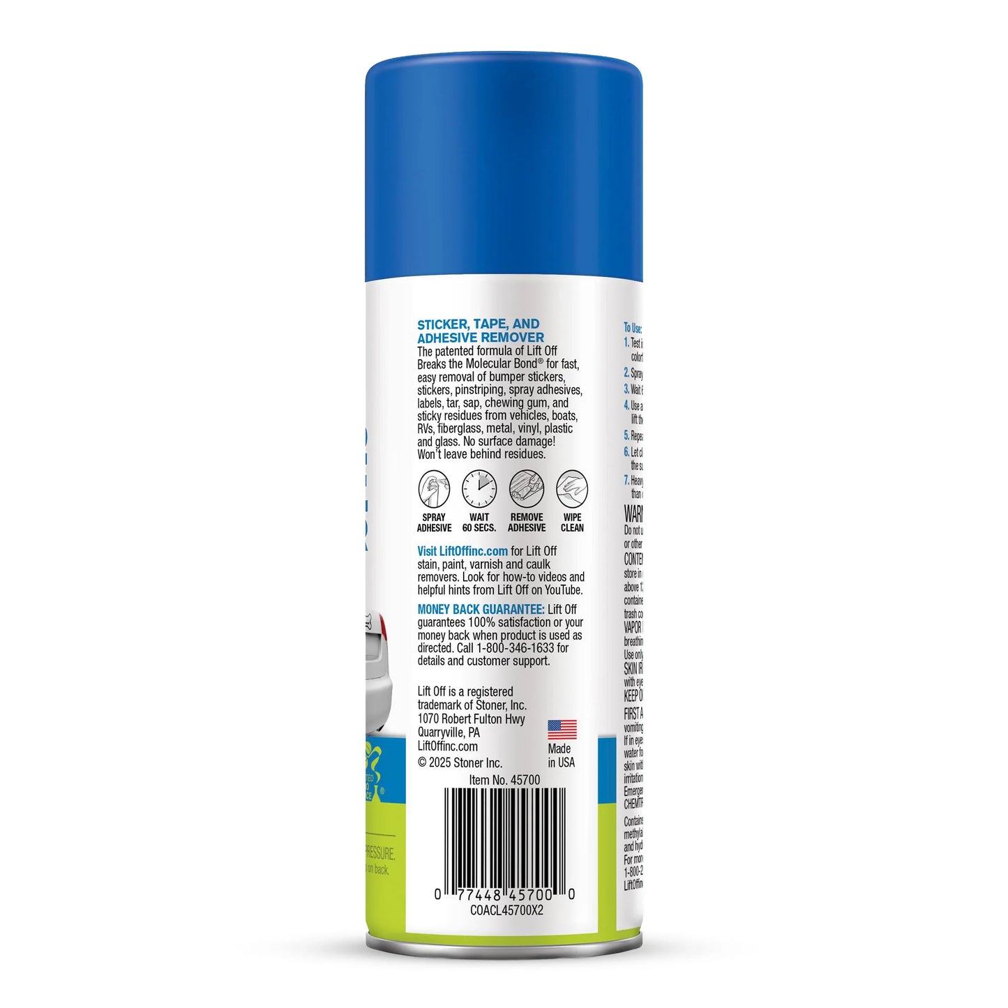 Lift Off Sticker, Tape, & Adhesive Remover 12oz