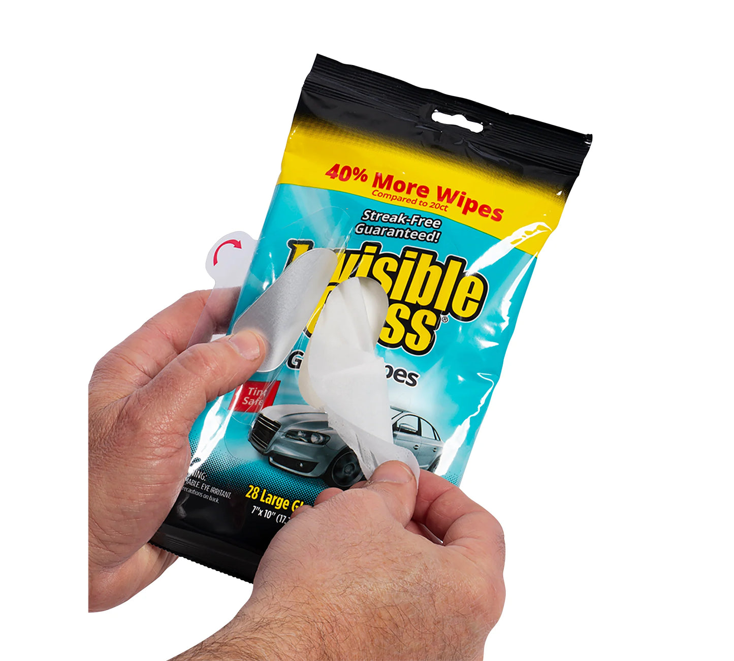 Invisible Glass Wipes Flat Pack