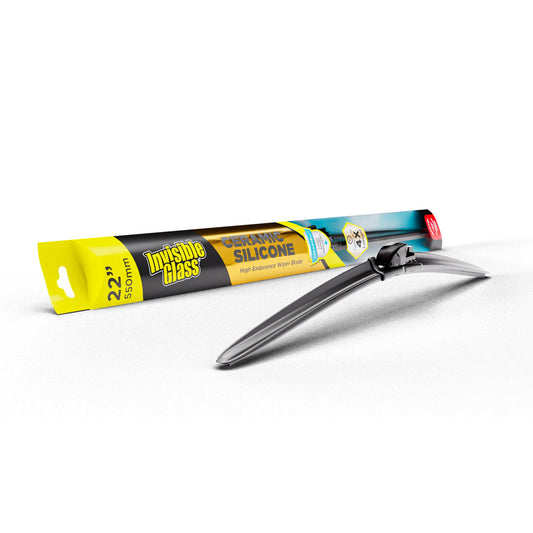 Invisible Glass Ceramic Silicone High Endurance Wiper Blade 22"