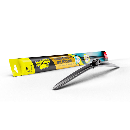 Invisible Glass Ceramic Silicone High Endurance Wiper Blade 17"
